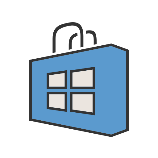 Application, apps, appstore, company, mobile, technology, windows icon