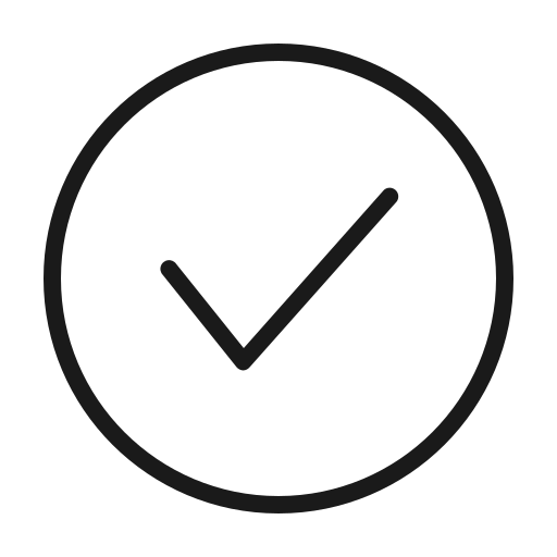 App, check, interface, mobile, ui, web, website icon