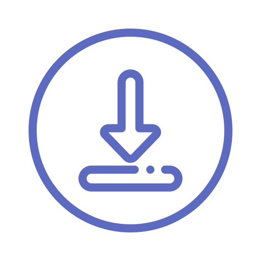 Download, ui, ux icon