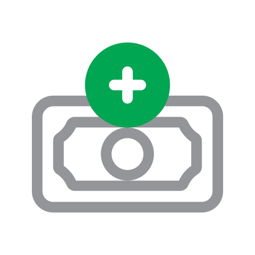 E-commerce, online, shopping, ui, money, add, payment icon