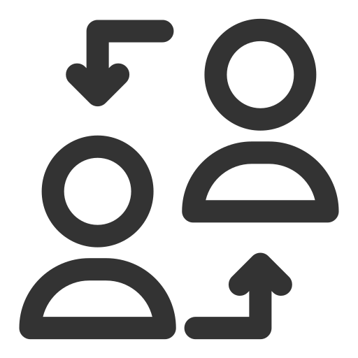 Basic, change, outline, subtitute, ui icon