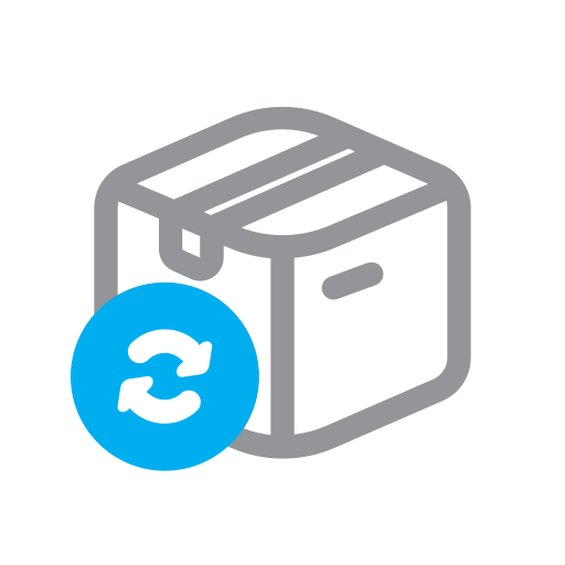 E-commerce, online, shopping, ui, package, update, shipping icon