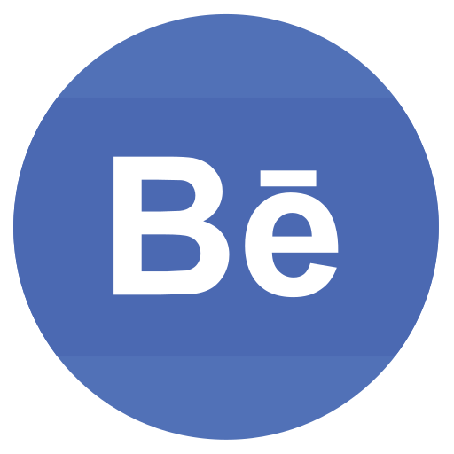 Art, be, behance, graphic, network, portfolio, web icon