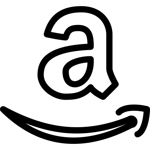 Amazon, app, line-icon, logos, marketing, web icon