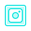 Social Media Basic - Filled Outline Blue icon 64x64