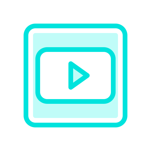 Internet, media, mobile, network, social, web, youtube icon
