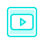 Social Media Basic - Filled Outline Blue icon 64x64