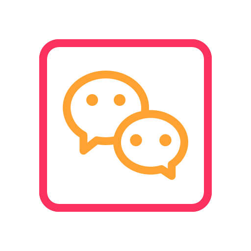Internet, media, mobile, network, social, web, wechat icon