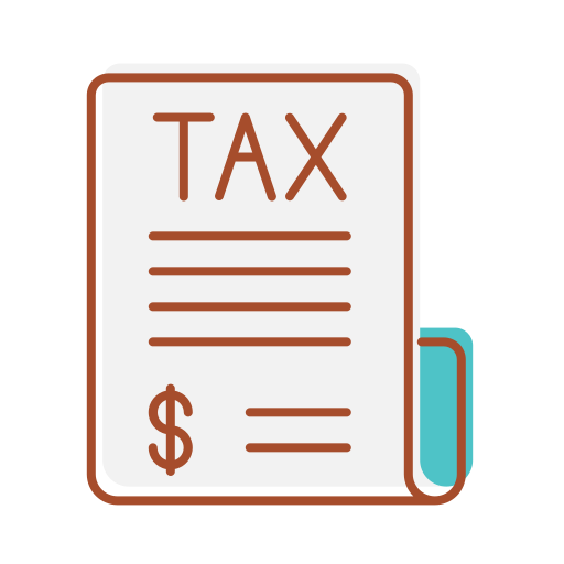 Bank, technology, financial, tax, internet icon