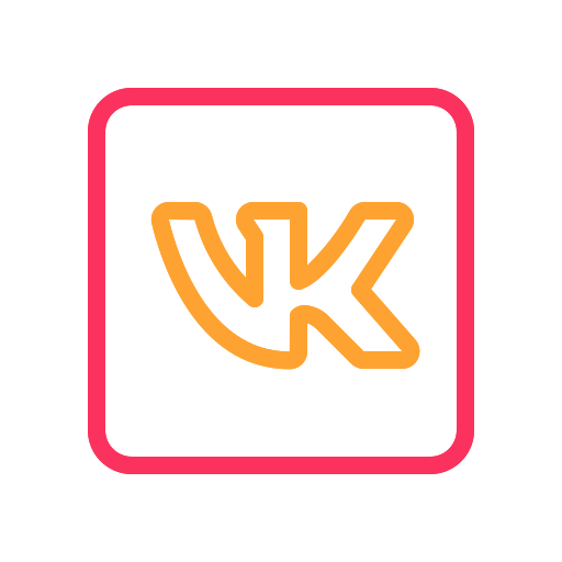 Internet, media, mobile, network, social, vk, web icon