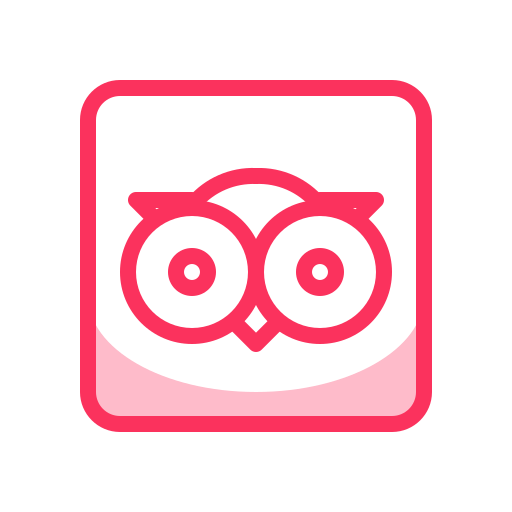 Internet, media, mobile, network, social, tripadvisor, web icon
