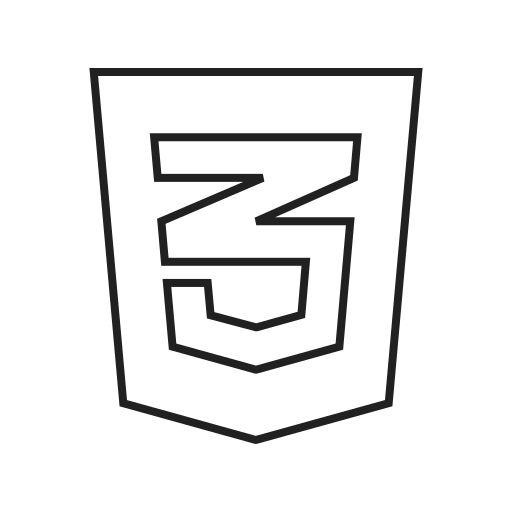 Css, css3, internet, style, technology, web, website icon