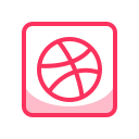 Dribbble,Internet,Media,Mobile,Network,Social,Web ok 