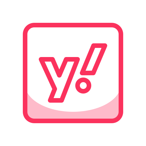 Internet, media, mobile, network, social, web, yahoo icon
