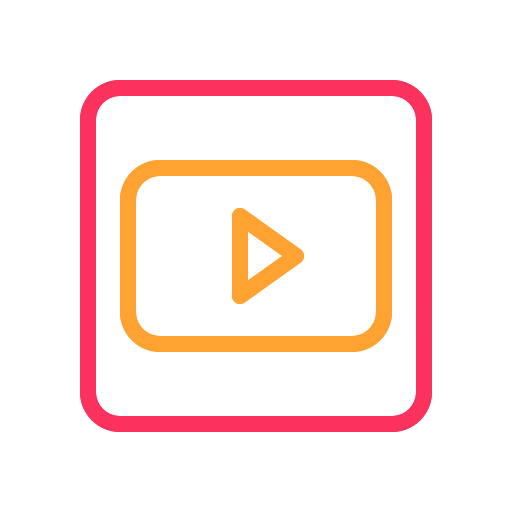 Internet, media, mobile, network, social, web, youtube icon