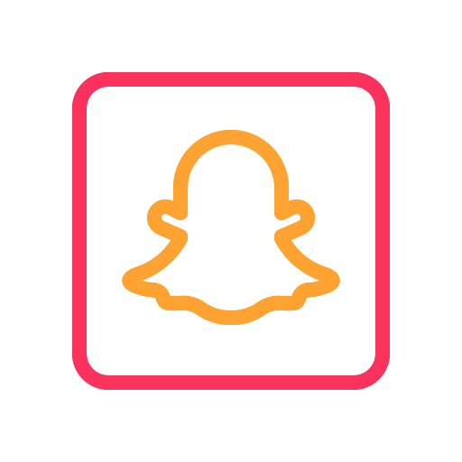 Internet, media, mobile, network, snapchat, social, web icon