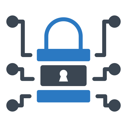 Lock, protect, security, shield icon