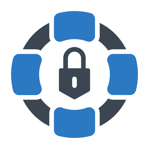 Lock, protect, security, shield icon