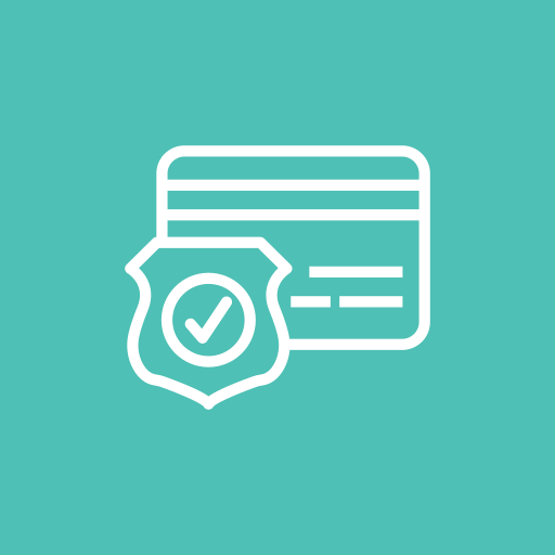 Creditcard, safety, secure, security icon