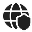 Ic,Fluent,Globe,Shield,Filled
