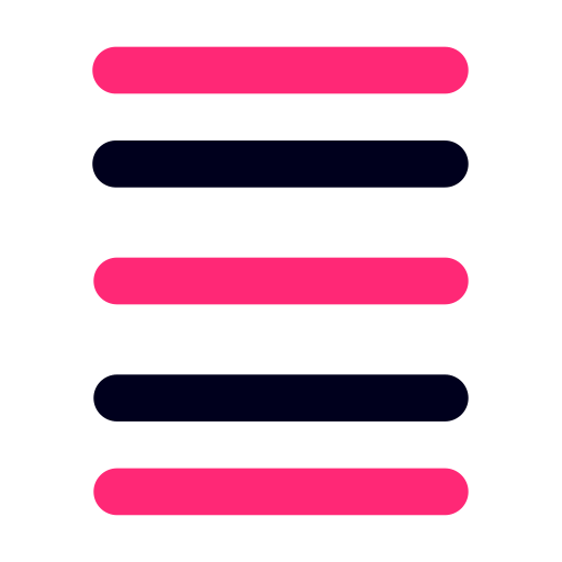 Justify, mobile, ui, ux, web icon