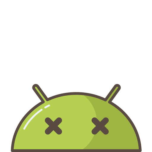 Android, bug, crash, dead, emoji, mobile, mood icon