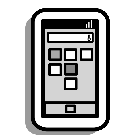 Tablet, communication, connection, internet, mobile, smartphone, technology icon