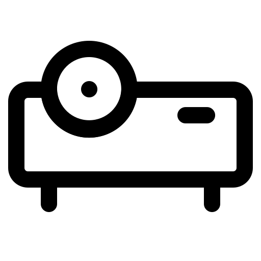 Digital, electronic, office, projector, technology icon