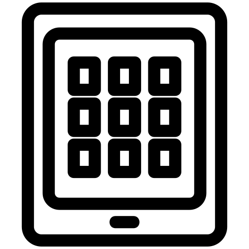 Tablet, computer, gadget, mobile, device, technology icon