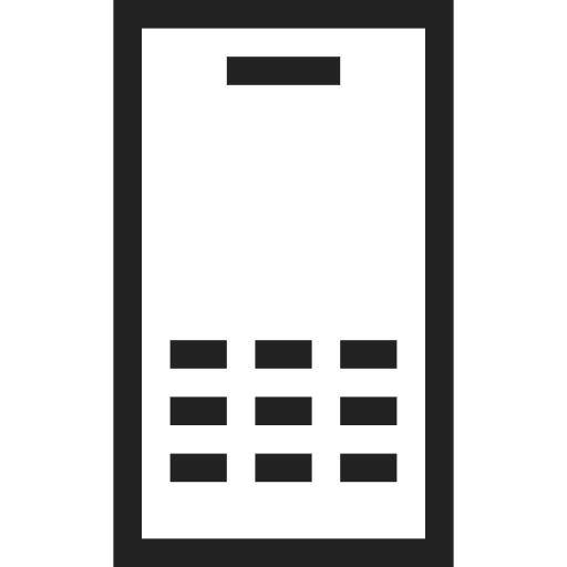Mobile, old, phone, smartphone, device, technology icon