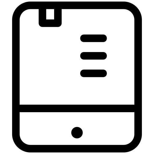 Tablet, computer, gadget, mobile, device, technology icon