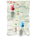 Directions, gps, location, map, navigation icon