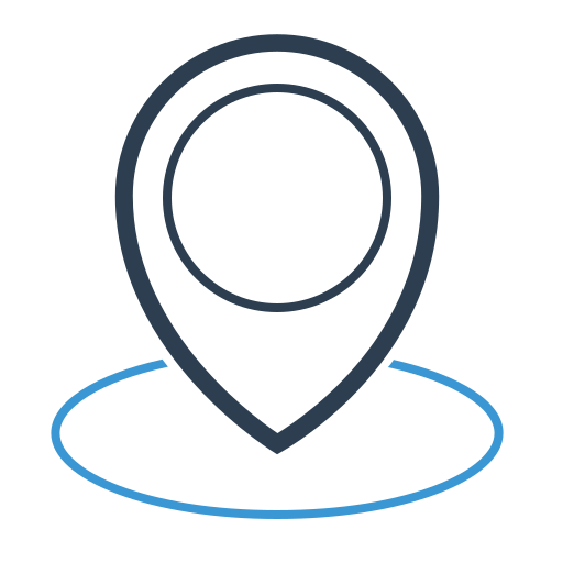 Location, map, navigation, pin icon