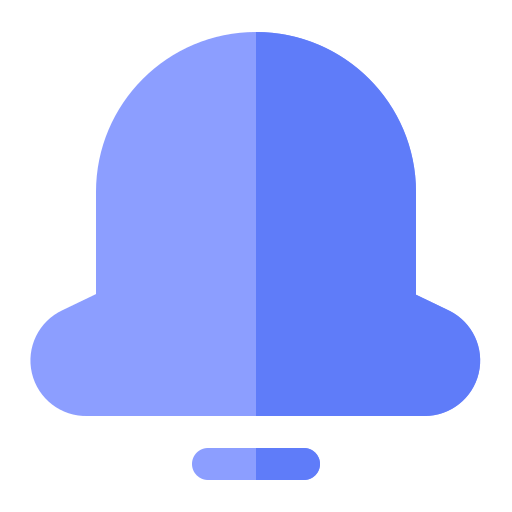 Alarm, alert, bell, notification, ring, sound, ui icon