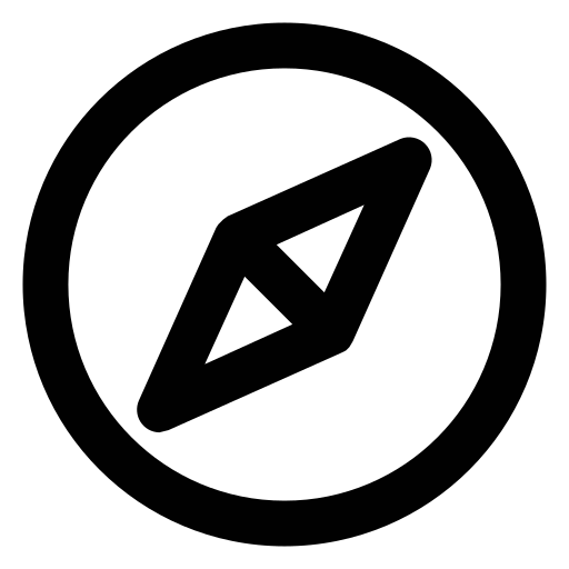 Arrow, compas, compass, direction, location, map, navigation icon