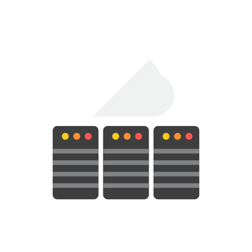 Cloud, database icon