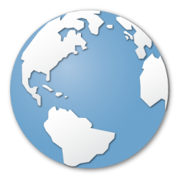 Blue, browser, earth, global, globe, international, internet icon