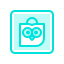 Social Media Basic - Filled Outline Blue icon 64x64