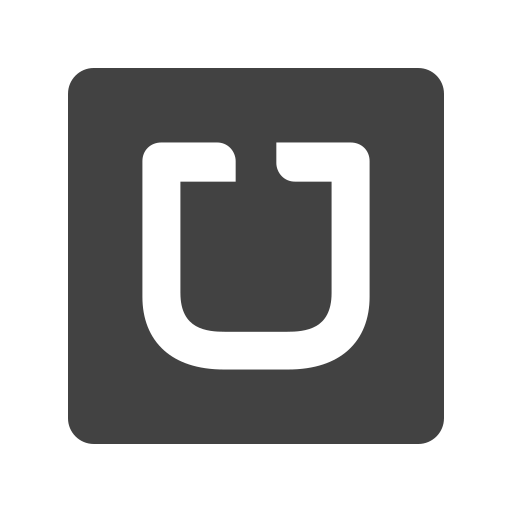 App, communication, mobile, network, screen, transportation, uber icon