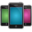 Iphones, mobile, phones icon
