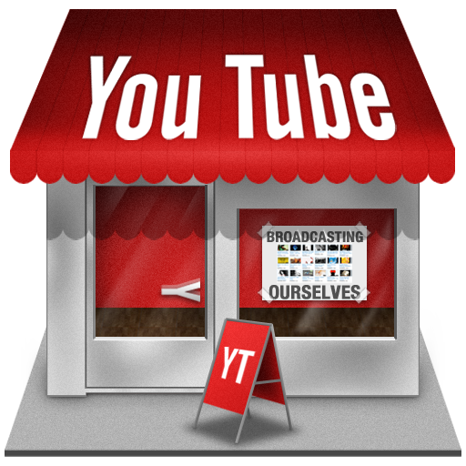 Shop, youtube icon