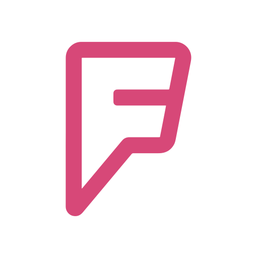 Foursquare, social, internet, website icon
