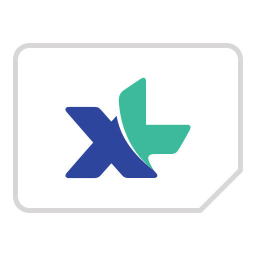 Card, sim, mobile, indonesia, xl icon