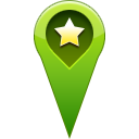 Start, favorite, location, pin, star icon