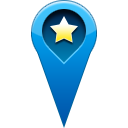 Start, favorite, location, pin, star icon