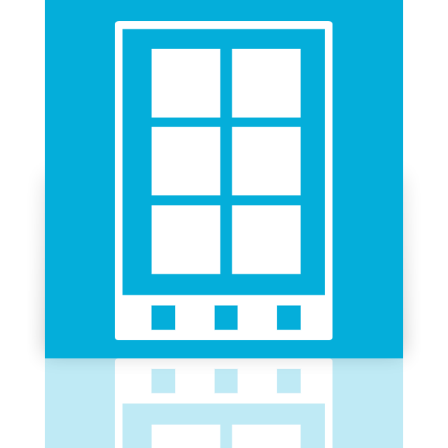 Mirror, phone, smart icon