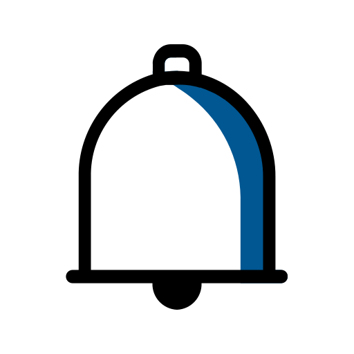 Bell, alarm, alert, clock, ring, time icon