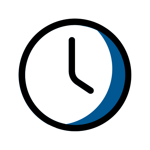 Time, alarm, clock, date, hour, schedule, timer icon