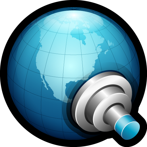 Connection, globe, network, world, internet, web icon