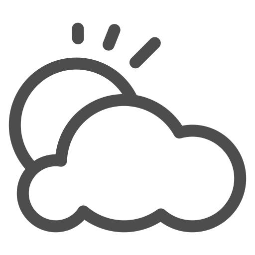 Cloud, sky, summer, sun, sunshine, tropics, weather icon